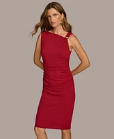 Donna Karan New York Women's Asymmetric Sleeveless Dress