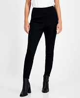 Bar Iii Petite High Waist Pull-On Ponte Leggings, Created for Macy's