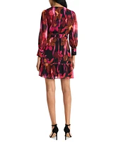 Donna Morgan Women's Printed Fit & Flare Mini Dress