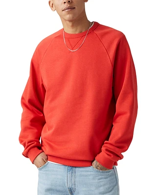 Levi' Men's Relaxed Fit Crewneck Long Sleeve Red Tab Logo Sweatshirt