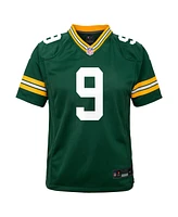 Nike Big Boys and Girls Christian Watson Green Bay Packers Team Player Game Jersey