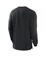 Nike Men's Ohio State Buckeyes 2024/25 Sideline Player Tri-Blend Performance Long Sleeve T-Shirt