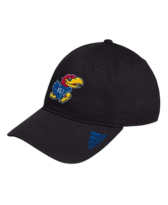 Adidas Men's Kansas Jayhawks Locker Room Logo Slouch Adjustable Hat