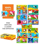 Quokka 5X Megaset Matching Puzzles for Toddlers 3-5 - Numbers, Animals, Opposites