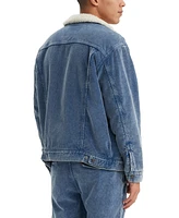 Levi's Men's Relaxed Fit Fleece-Lined Denim Trucker Jacket