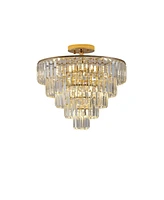 Streamdale Furniture 5-Tier Round Crystal Chandelier for Modern Home Decor