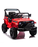 Streamdale Furniture Kids Electric Ride-On Truck: 12V, Parent Control