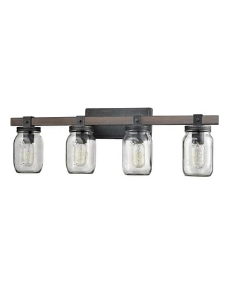 Moose Vintage Mason Jar Bathroom Vanity Lighting 4