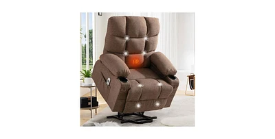 Simplie Fun Massage & Power Lift Recliner for Elderly