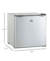 Mini Upright Freezer, 1.1 Cu.Ft, Compact, Removable Shelves, Reversible Door