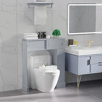 Over the Toilet Storage Cabinet w/ Adjustable Shelves, Toilet Rack