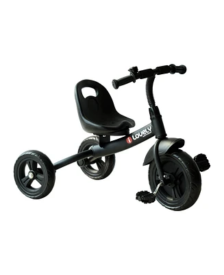 Simplie Fun 3-Wheel Recreation Ride-On Toddler Tricycle With Bell Indoor / Outdoor - Black