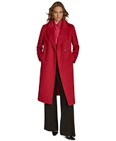 Donna Karan New York Women's Double-Breasted Reefer Coat