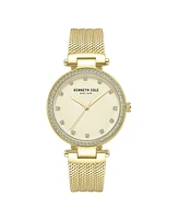 Kenneth Cole New York Women's Classic Gold Stainless Steel 34mm