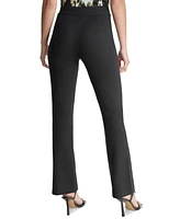 Dkny Petite High Rise Seamed Ponte Pants