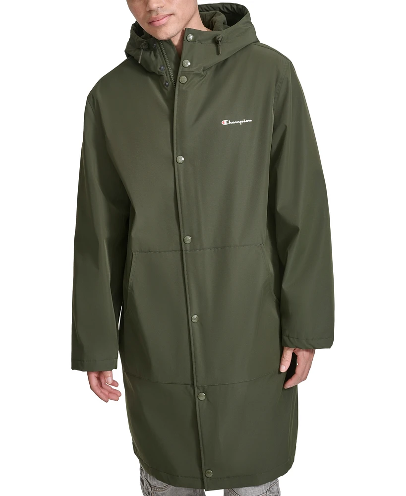 Champion Men's Hooded Stadium Jacket with Fleece Lining