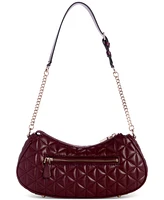 Guess Kori Top Zip Medium Quilted Shoulder Bag