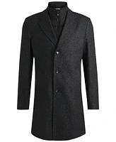 Boss by Hugo Men's Zip-Up Slim-Fit Coat