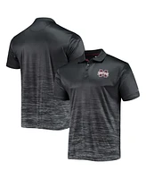 Colosseum Men's Black Mississippi State Bulldogs Marshall Polo