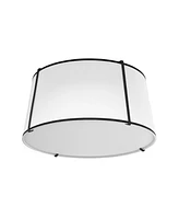 Dainolite 3 Light Trapezoid Flush Mount