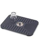 Joseph Joseph Sinkshield Large Sink Protecting Mat With Draining Plug