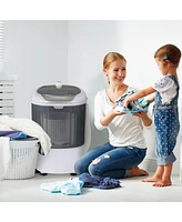 Sugift Portable Mini Washing Machine Semi-Automatic Washer and Spinner Combo with Single Tub-Gray