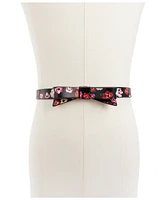 Kate Spade New York Women's 19mm Fall Poppies Bow Belt