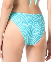 Vince Camuto Women's Printed Knotted Moderate Coverage Bikini Bottoms