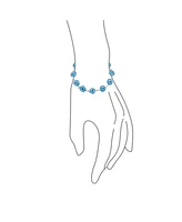 Bling Jewelry Protection Good Luck Amulet Turkish Translucent Glass Bead Evil Eye Bracelet Sterling Silver