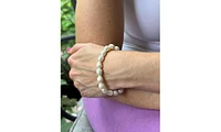 Rivka Friedman Baroque Pearl Stretch Bracelet