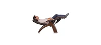 Human Touch Pc-350 Omni-Motion Limited, Dark Walnut, Espresso Pad, Top Grain Leather Zero Gravity Recliner