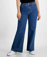 I.n.c. International Concepts Petite Wide-Leg Jeans, Created for Macy's