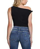 Guess Women's Twisted-Shoulder Rita Sleeveless Top