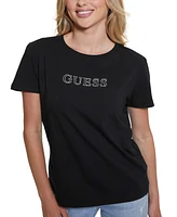 Guess Women's Briana-Short Sleeve Logo T-Shirt