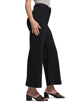 Guess Women's Dakota High-Rise Seamless Wide-Leg Jeans