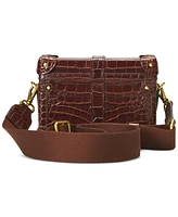 Lauren Ralph Lauren Tanner Trunk Mini Leather Crossbody