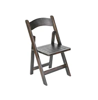 Merrick Lane Nathan Solid Wood Dining Chair With Foldable Design And Elegant Finish