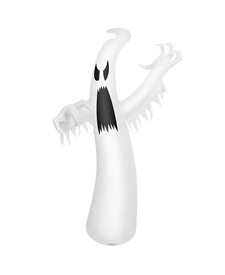 Skonyon 12 Feet Halloween Inflatable Ghost with Led Lights