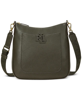 Lauren Ralph Cameryn Pebbled Leather Crossbody