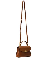 Lauren Ralph Farrah Small Leather Satchel