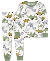 Carter's Toddler Printed Velboa Pajamas, 2 Piece Set