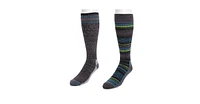 Muk Luks Men's Compression Socks (2 Pair Pack