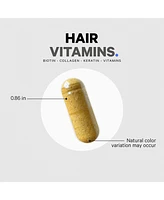 Codeage Hair Vitamins, Biotin, Keratin Supplement �Collagen, Vitamin A, B12, C, D3 & E - Zinc, Probiotic, Omega-3, Enzymes