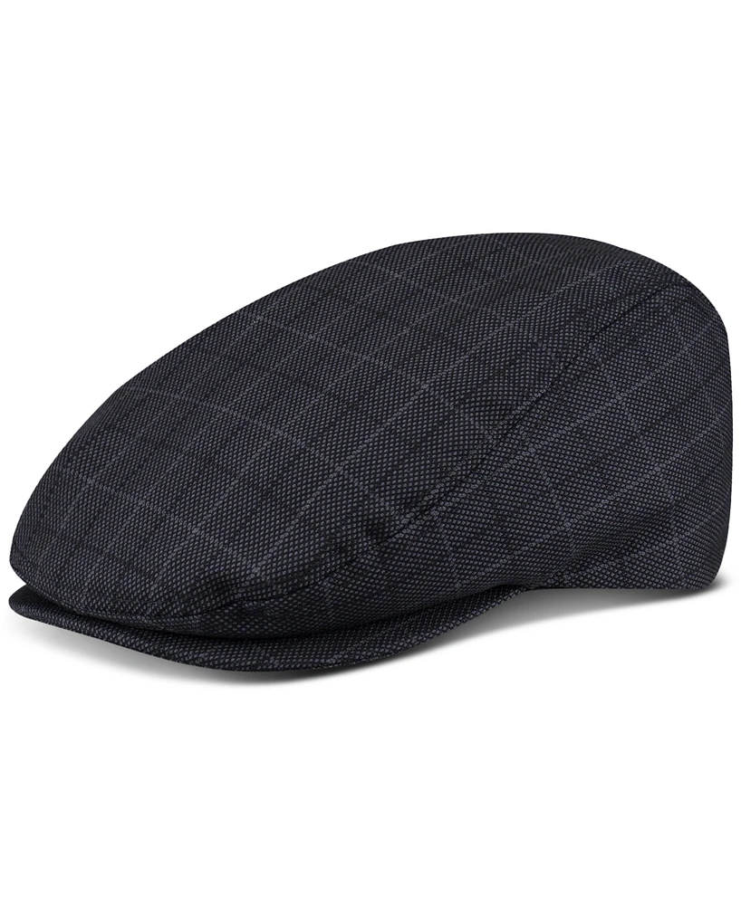 Kenneth Cole Reaction Men's Mesh Plaid Flat Top Cap