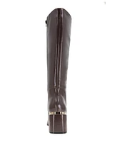 BCBGeneration Women's Seena Block Heel Square Toe Tall Boots