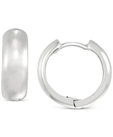 3-Pc. Set Stud & Huggie Hoop Earrings in Sterling Silver & 14k Gold-Plate