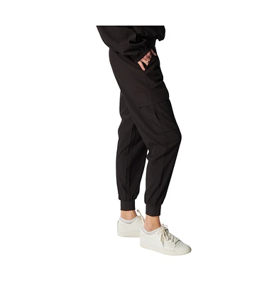 G Lifestyle Clothing Women's Woven Cargo Jogger