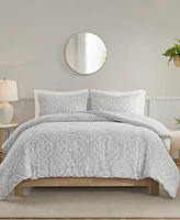 Madison Park Everly Woven Medallion 3-Pc. Duvet Cover Set