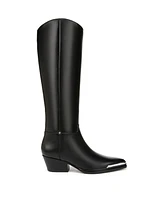 Franco Sarto Women's Billie Wide Calf Pointed Toe Knee High Western Boots