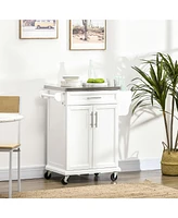 Rolling Kitchen Cart with Storage